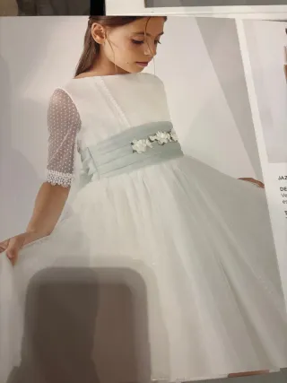 Conjunto Comunión Niña: Vestido+Chaqueta+Zapatos+D