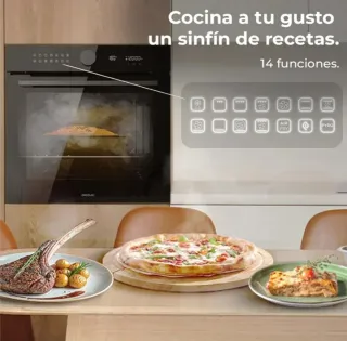 Horno cecotec bolero hexa P516000 glass black A