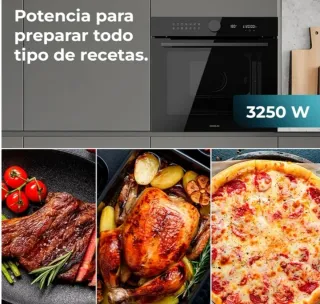 Horno cecotec bolero hexa P516000 glass black A