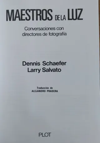 Maestros de la luz. Conversaciones directores foto
