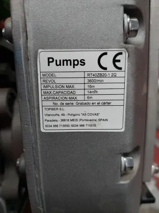 Moto-bomba fanton PB825