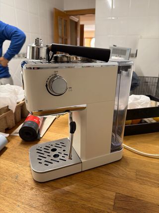 Cafetera Crema con manómetro