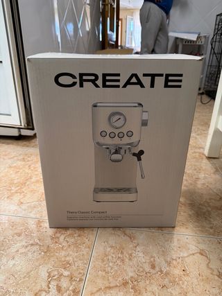 Cafetera Crema con manómetro