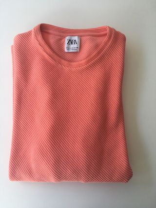 Jersey Zara manga larga naranja Talla M