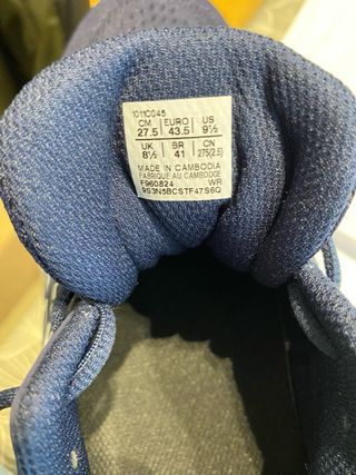 Zapatillas Asics Azul y Blanco