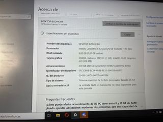 Portátil HP Pavilion Dorado