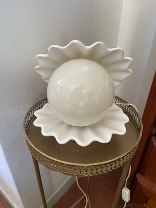 Lámpara Ostra/Perla Años 70’s 19x19cm