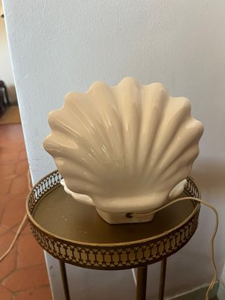 Lámpara Ostra/Perla Años 70’s 19x19cm