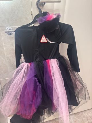 Disfraz Bruja Talla 5-6 Años Sin Estrenar