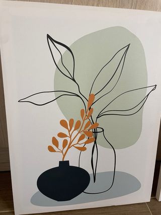 Set di 2 quadri decorativi moderni