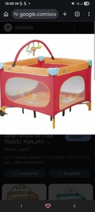 Parque de viaje Jane TRAVEL FUN J90