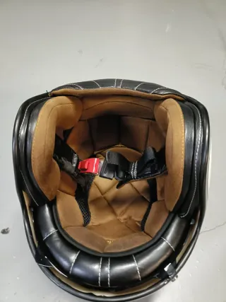 Casco de moto blanco MTH