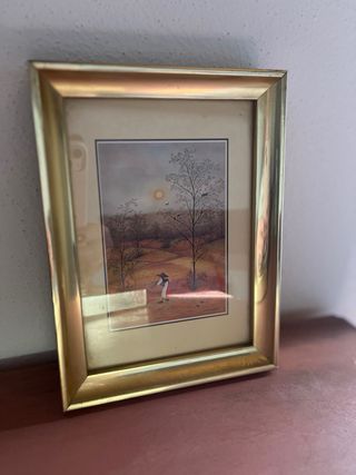 2 Piccoli Quadri Antichi Dorati