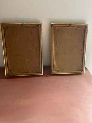 2 Piccoli Quadri Antichi Dorati