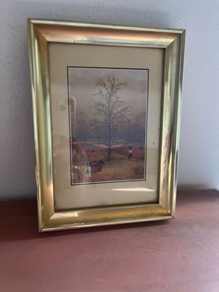 2 Piccoli Quadri Antichi Dorati