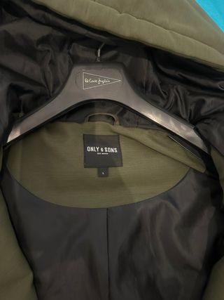 Parka Only & Sons verde militar