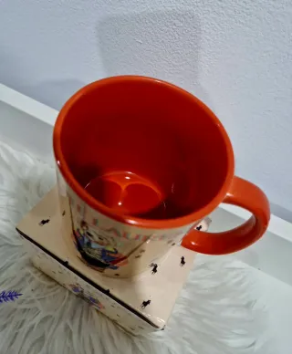 Caneca Ralph Lauren Urso Bege Laranja