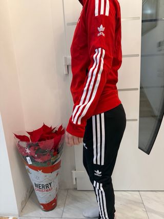 Tuta Adidas Nera e Oro Completa