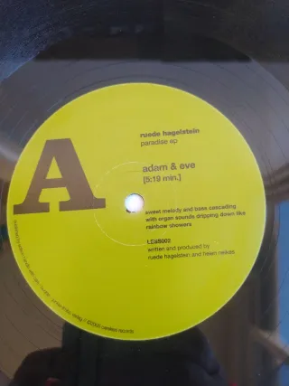 RUEDE HAGELSTEIN - Paradise EP (Minimal)