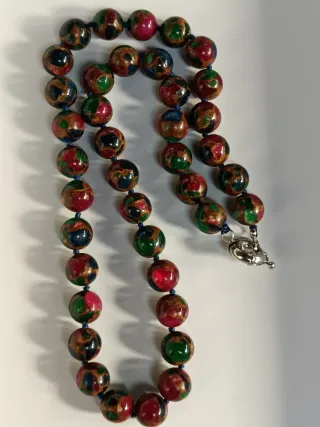 Collana Art Nouveau Multicolor