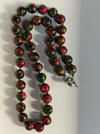 Collana Art Nouveau Multicolor