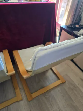 2 Sillonesi infantil abedul.