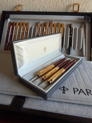 Set Penna e Penna a Sfera Parker 75 Custom Laque Rosso