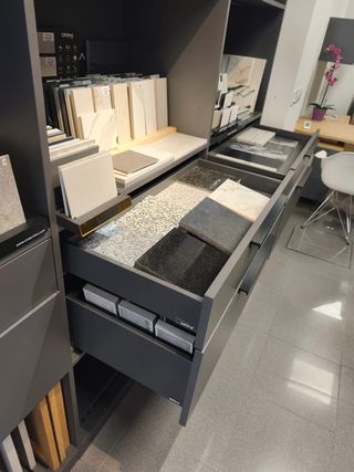 Conjunto Muebles Antracita 3 Cuerpos