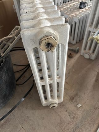 Radiadores antiguos de hierro fundido