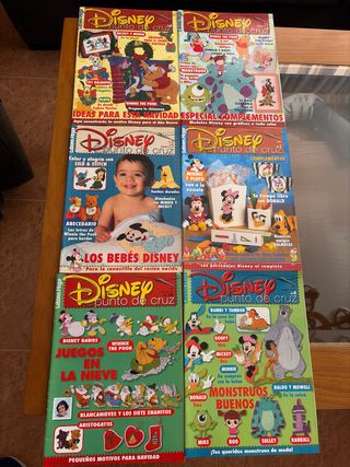 Revistas Disney punto de cruz