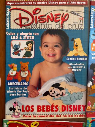 Revistas Disney punto de cruz