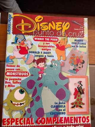 Revistas Disney punto de cruz