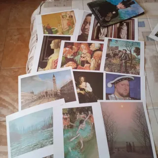 Colección 21 Láminas Museo Thyssen-Bornemisza