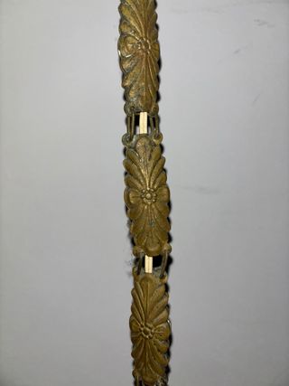 Lámpara colgante cristal y metal