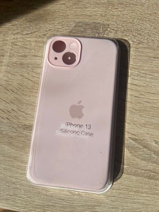 Funda iPhone 13 Rosa Silicone Case