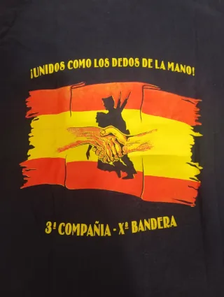 Camiseta Legión Unidos como los dedos