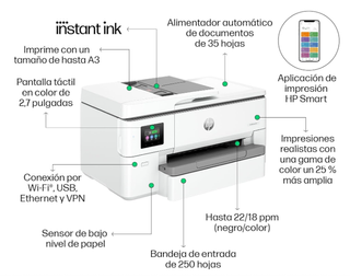 HP OfficeJet Pro 9720e Impresora Multifunción