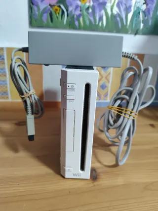 Nintendo Wii Blanca + Cable Alimentación