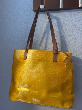 Bolso Tous Amarillo Dorado
