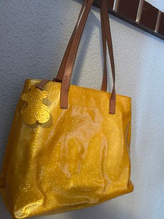 Bolso Tous Amarillo Dorado