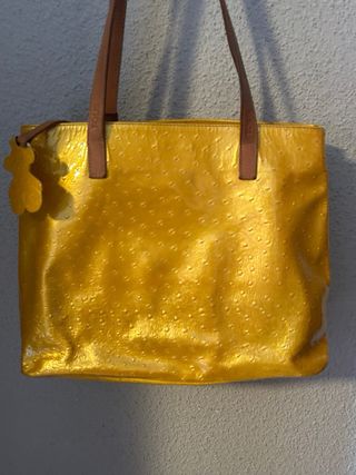 Bolso Tous Amarillo Dorado