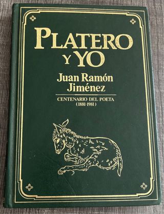 Libro Platero Y Yo