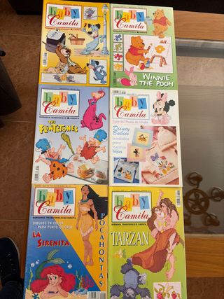 Revistas Disney punto de cruz