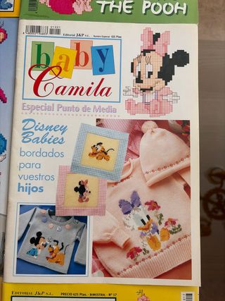 Revistas Disney punto de cruz