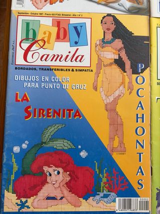 Revistas Disney punto de cruz