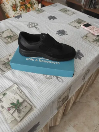 Zapato ortopédico negro