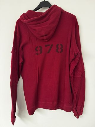 Felpa Diesel rossa con stampa