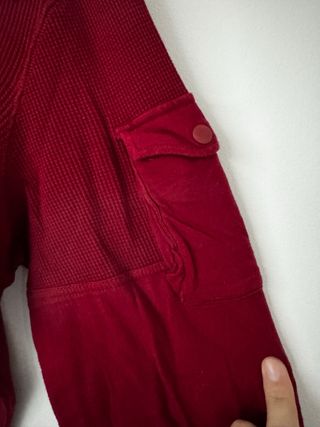 Felpa Diesel rossa con stampa