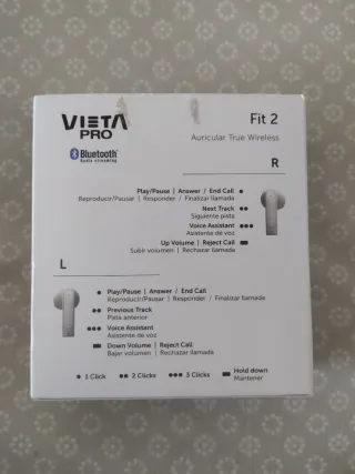 Auriculares Vieta Pro Fit 2 True Wireless
