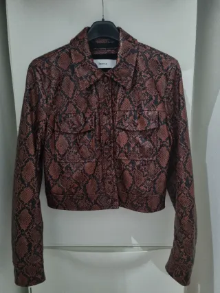 Giacca corta animalier